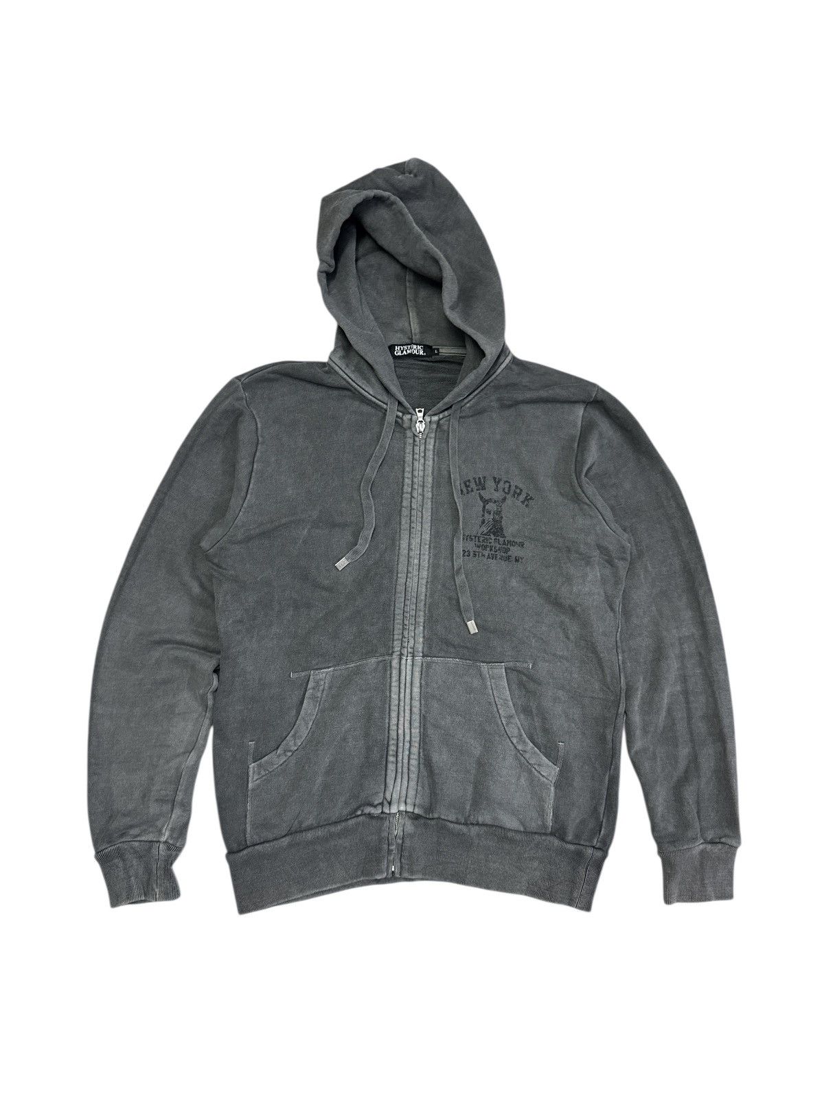 Hysteric Glamour HYSTERIC GLAMOUR WORKSHOP 123 5th ABE NEW YORK HOODIE Size US L / EU 52-54 / 3 - 2 Thumbnail