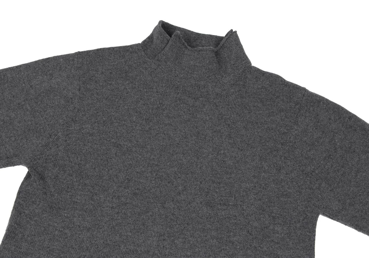 Yohji Yamamoto Yohji Yamamoto Wool Blend Design Neck Sweater Size US L / EU 52-54 / 3 - 2 Thumbnail