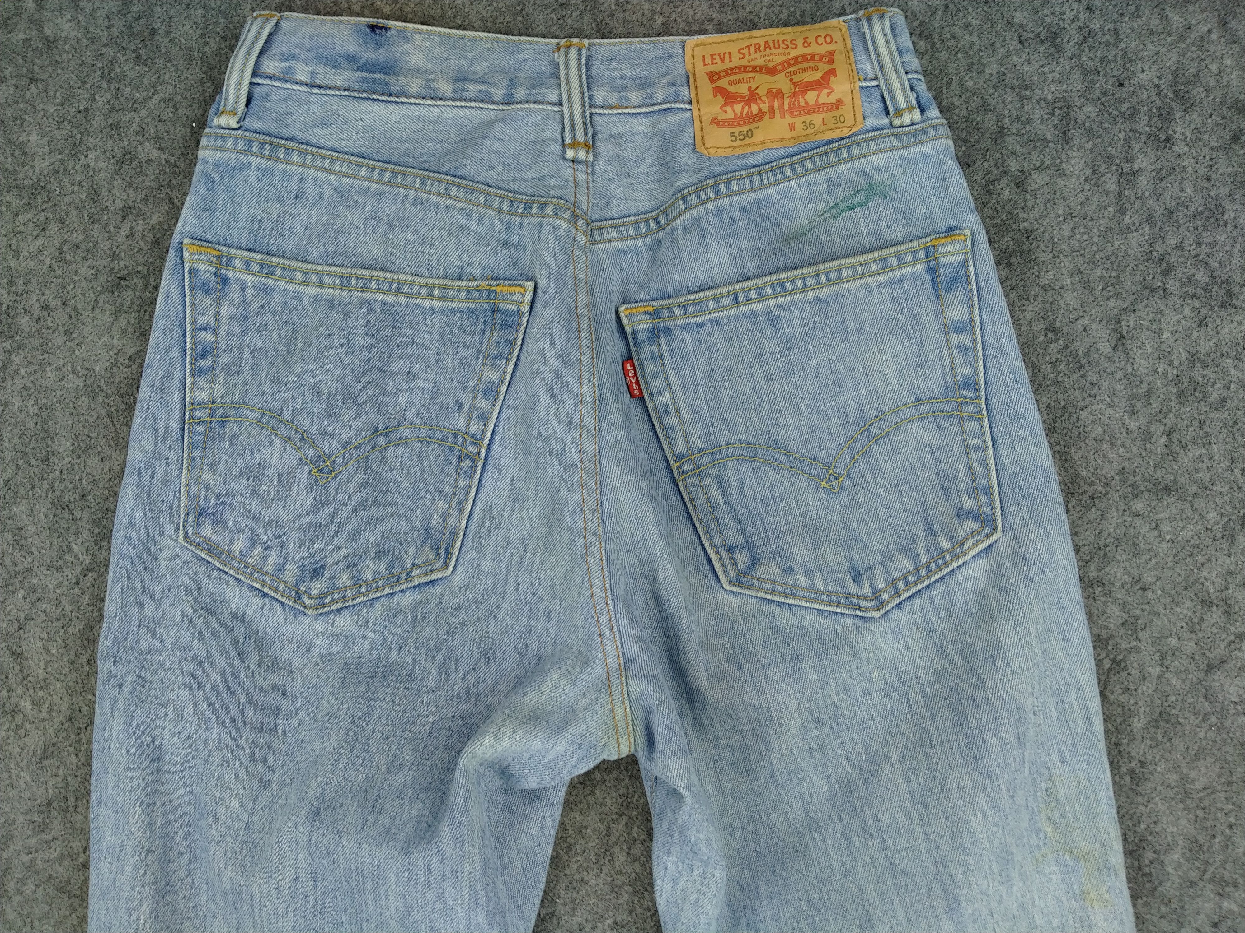 Levi's Ripped Vintage Levi's 550 Jeans 26x26.5 Denim -JN955 Size US 26 / EU 42 - 4 Thumbnail