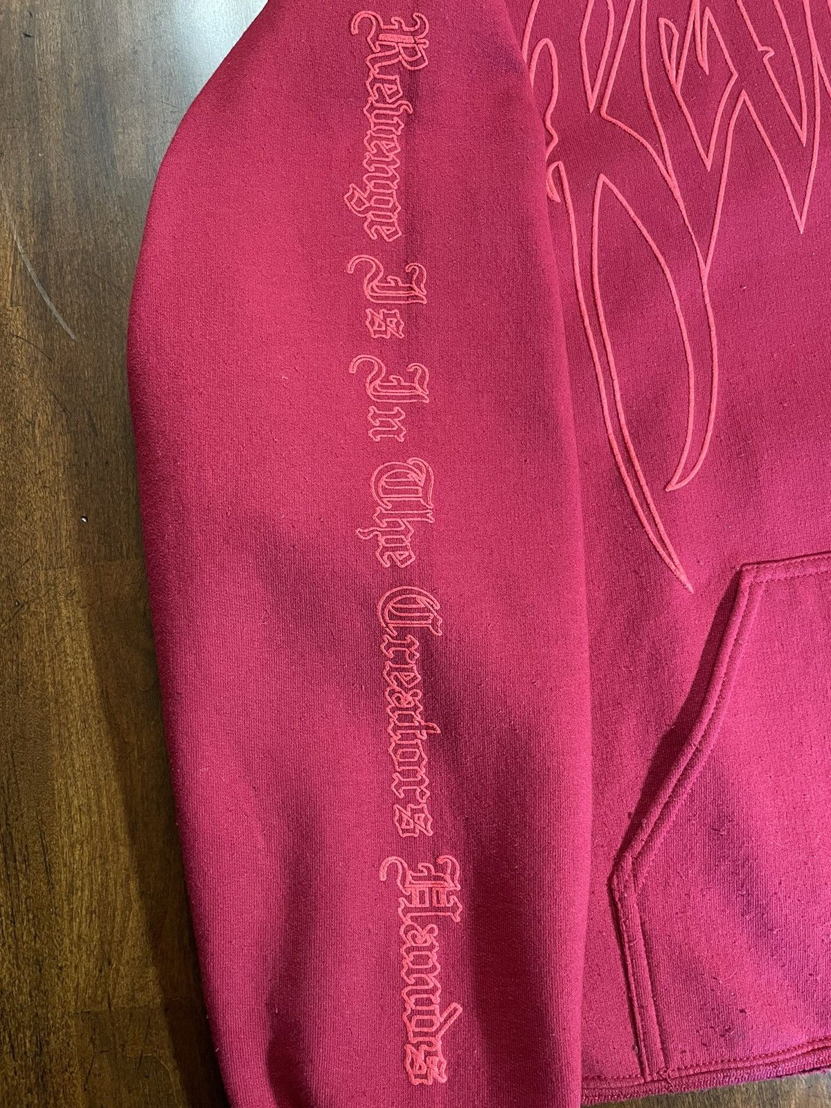 Revenge Revenge x XXXTENTACION Maroon Outline Kill Hoodie Size US L / EU 52-54 / 3 - 14 Thumbnail