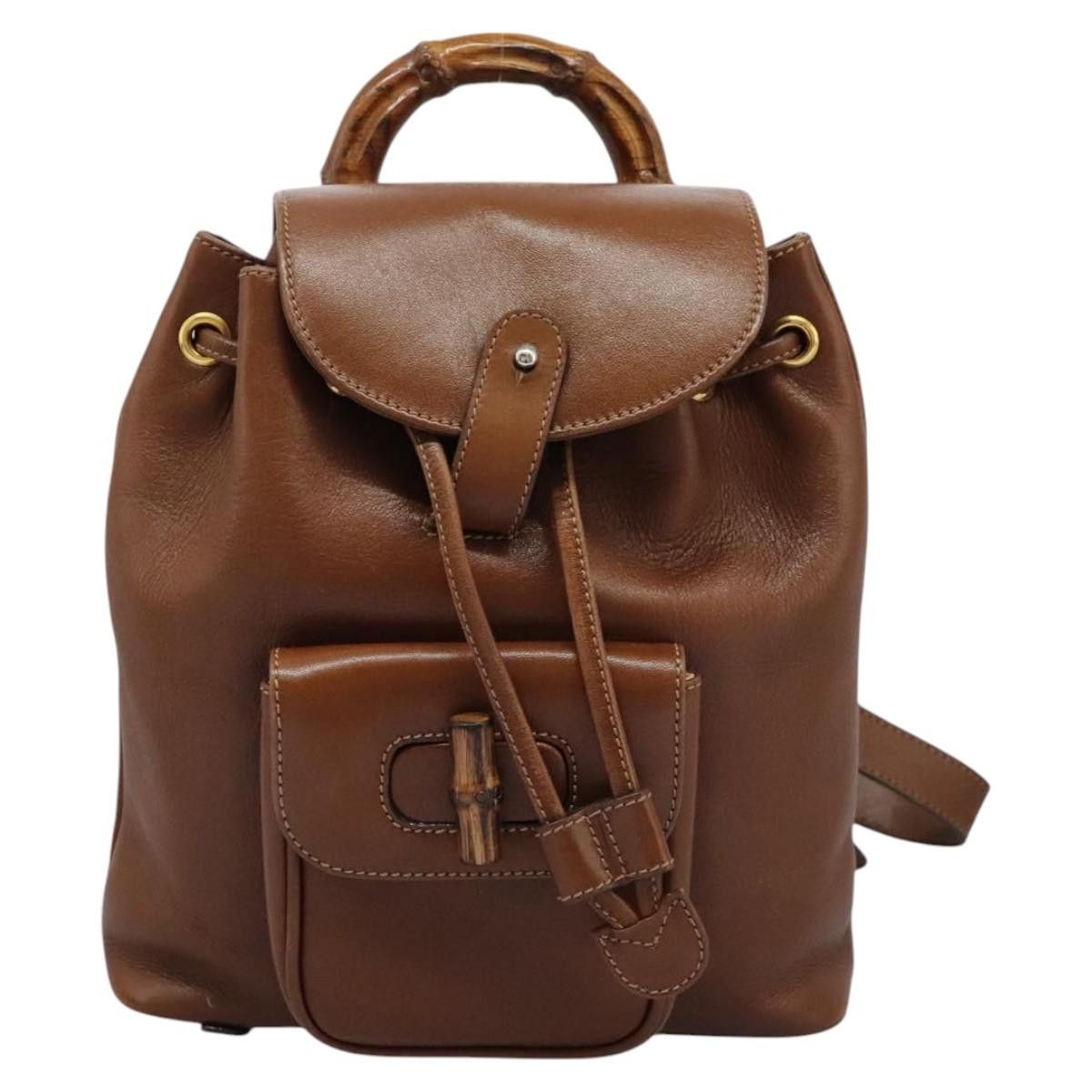 Gucci Gucci Bamboo backpack Size ONE SIZE - 1 Thumbnail
