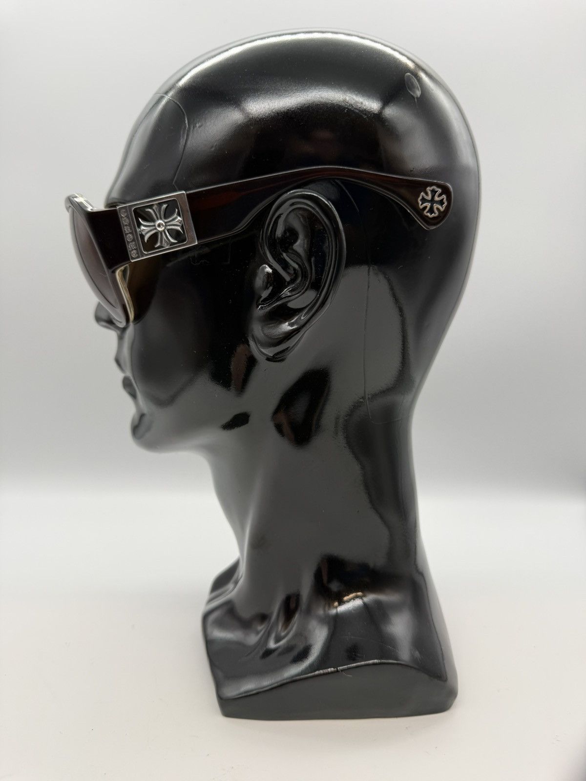 Chrome Hearts Chrome Hearts "FUCK YOU" Aviator Sunglasses – Cross Print Size ONE SIZE - 16 Thumbnail