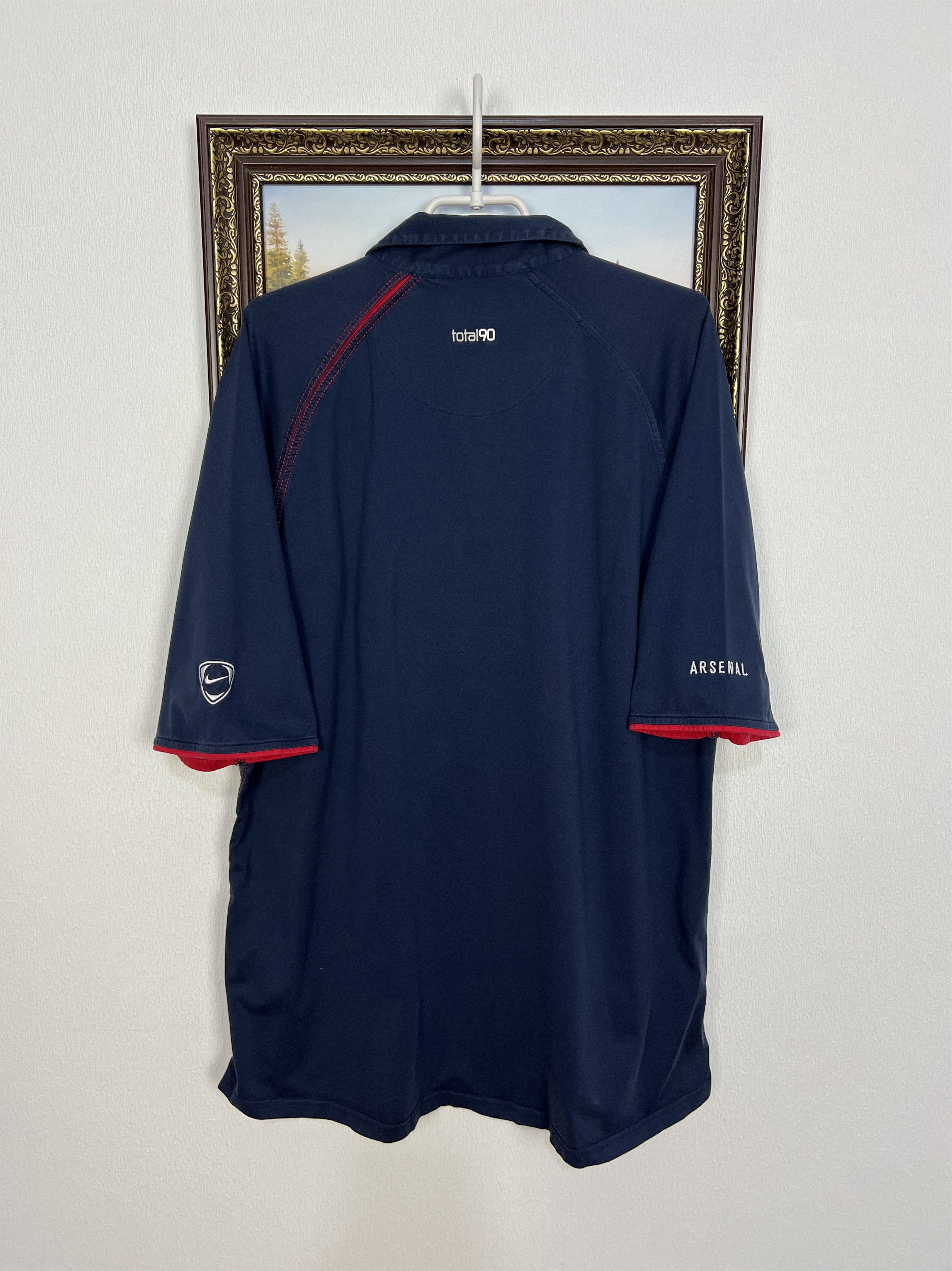 Nike Arsenal o2 Football Polo Shirt Soccer Jersey Gunners 3XL Size US XXL / EU 58 / 5 - 9 Thumbnail