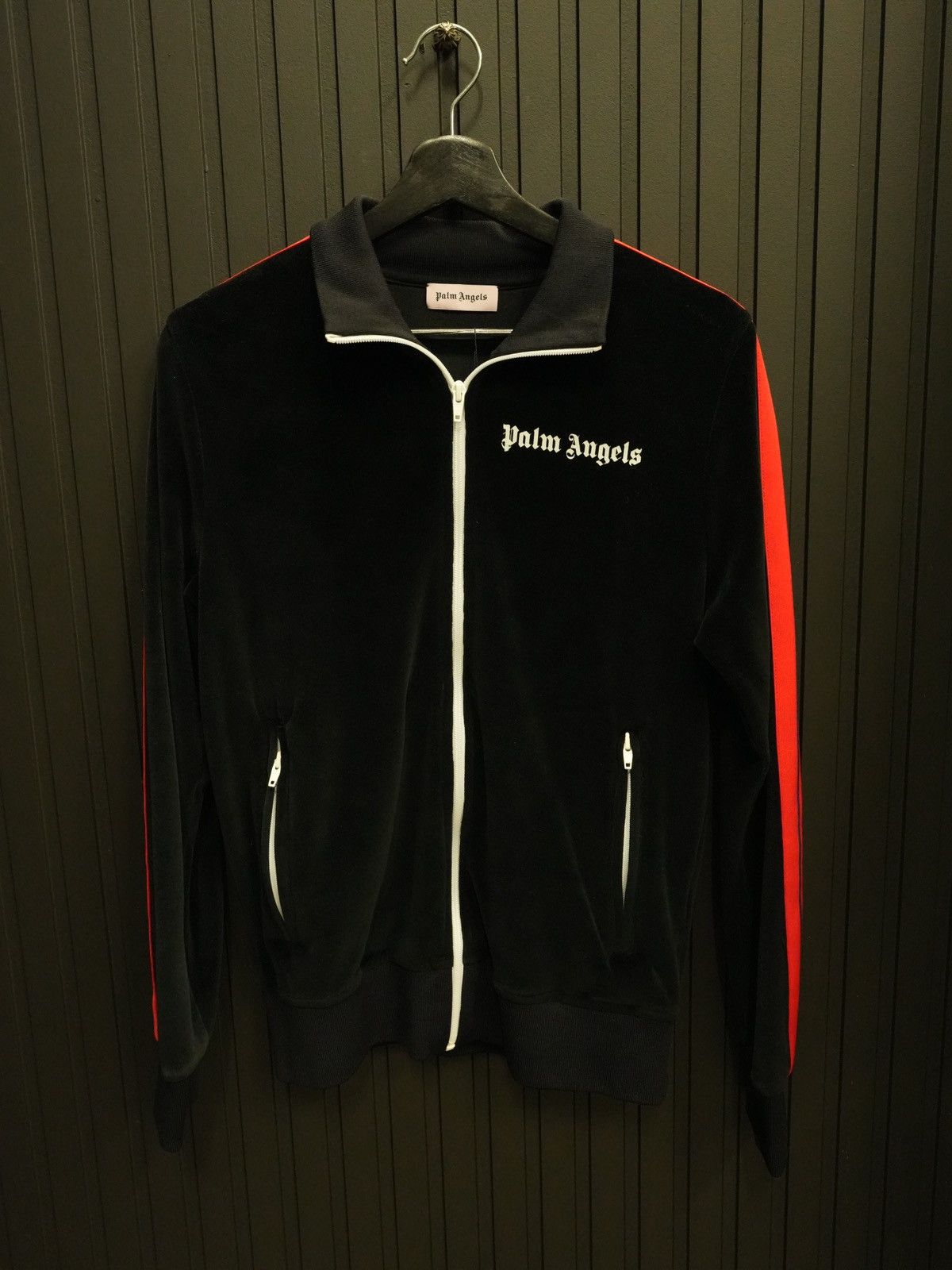Palm Angels Palm Angels Velvet Track Jacket Size US M / EU 48-50 / 2 - 1 Thumbnail