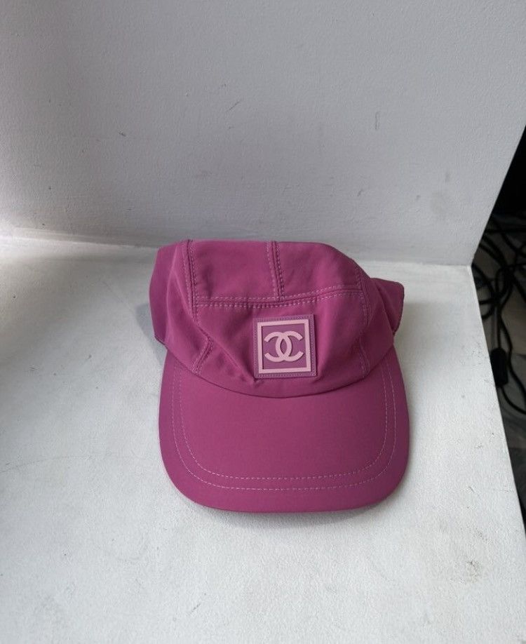 image of Chanel 2000S Cc Sport Line Baby Pink Cap, Men's