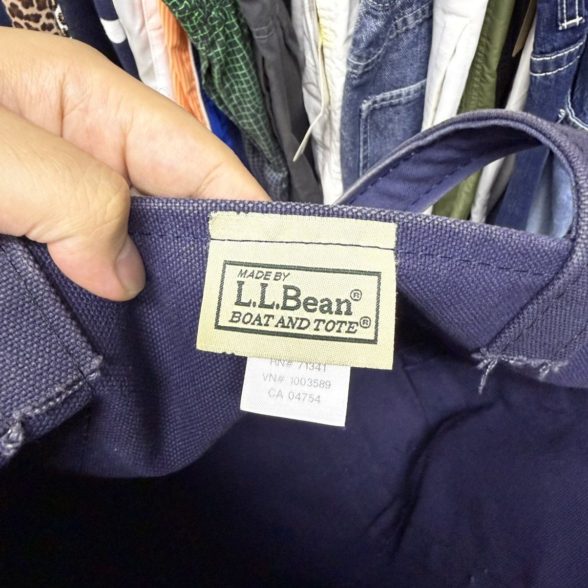 L.L. Bean Vintage LL Bean Boat Tote Bag Taco Size ONE SIZE - 5 Thumbnail