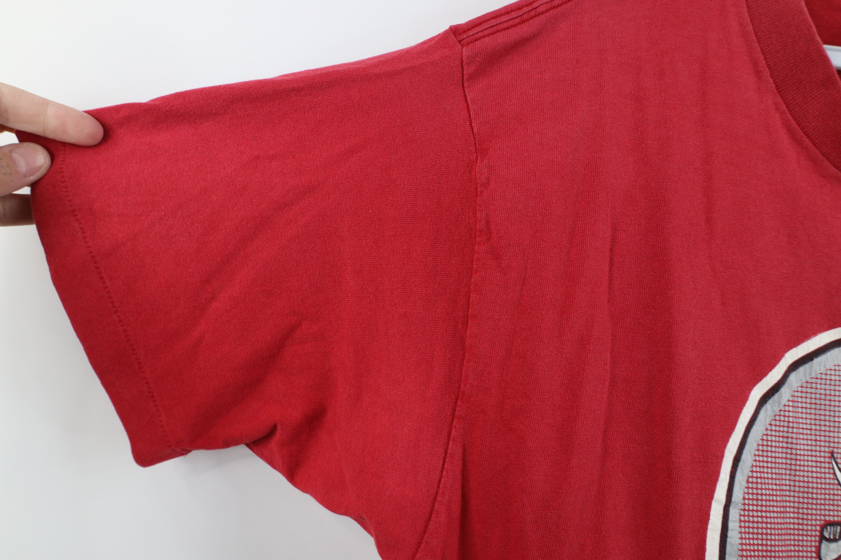 Vintage Vintage 90s University of Alabama T-Shirt Red Cotton USA Size US XL / EU 56 / 4 - 10 Thumbnail