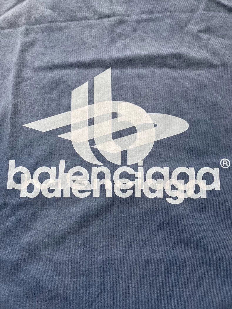 Balenciaga Balenciaga Monogram Logo Printed Crew Neck Pullover Short Size US S / EU 44-46 / 1 - 3 Thumbnail