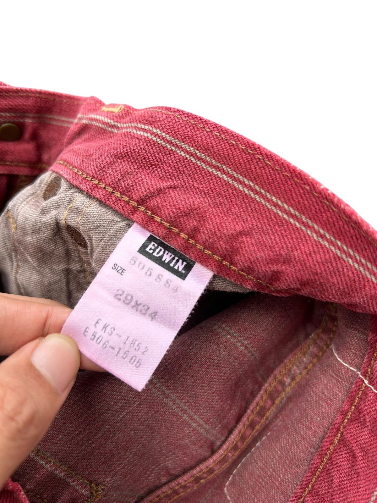 Kapital VINTAGE EDWIN 505 SELVEDGE STRIPE FLARE DENIM JEANS Size US 29 - 8 Thumbnail