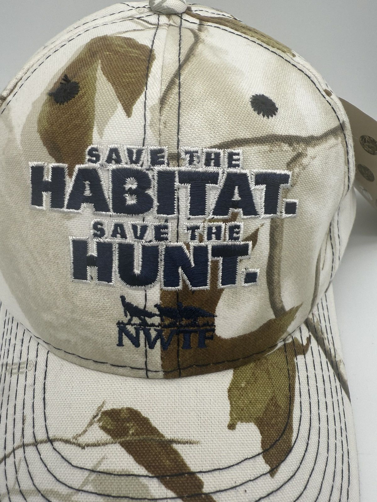 Realtree Save The Habitat Save The Hunt Strapback Realtree Camo Hat Size ONE SIZE - 2 Thumbnail