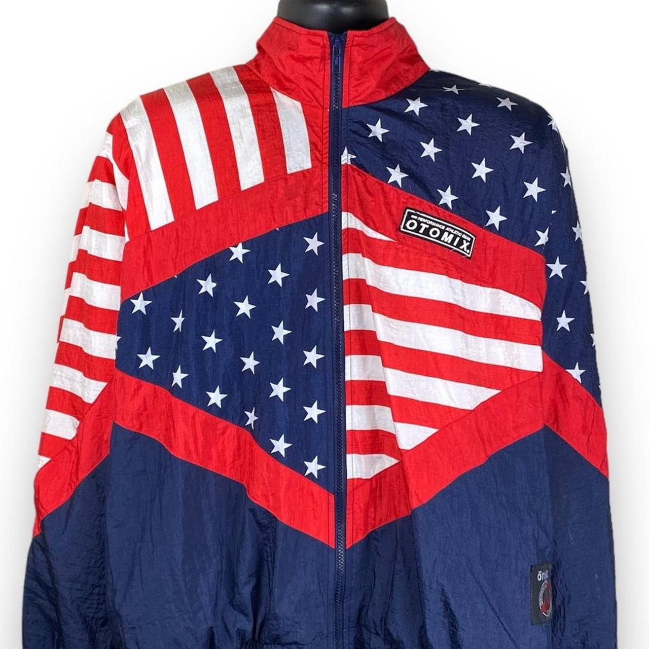 Vintage Vintage Otomix Athletics Zip Up Windbreaker Jacket Size US L / EU 52-54 / 3 - 1 Thumbnail