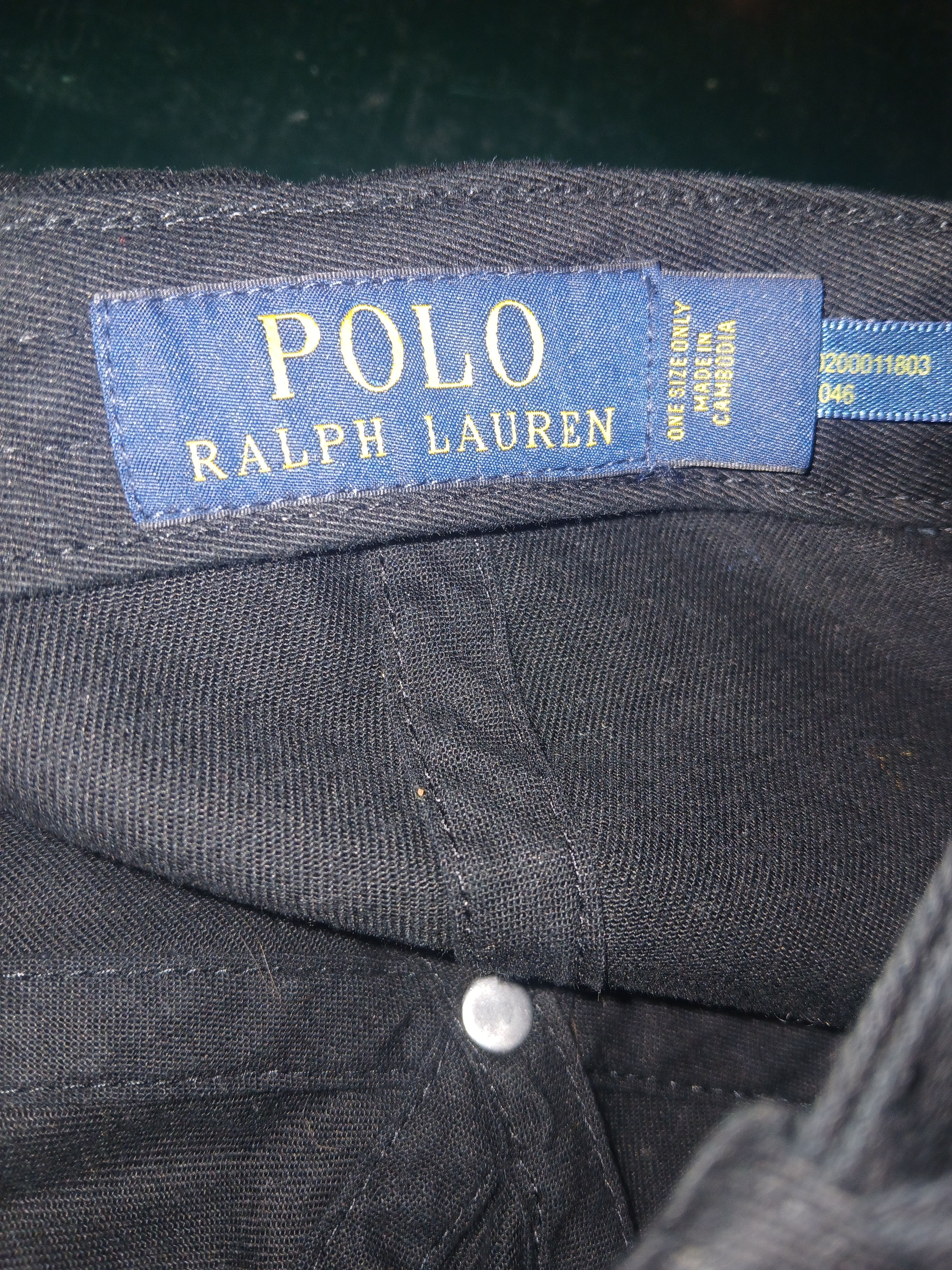 Polo Ralph Lauren Polo Ralph Lauren Black Cap Equestrian Patch Size ONE SIZE - 3 Thumbnail