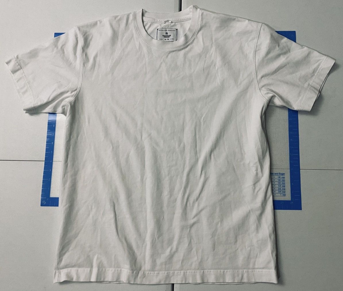 Reigning Champ Reining Champ Mid-Weight Crewneck White Cotton T-Shirt XL LN Size US XL / EU 56 / 4 - 11 Thumbnail