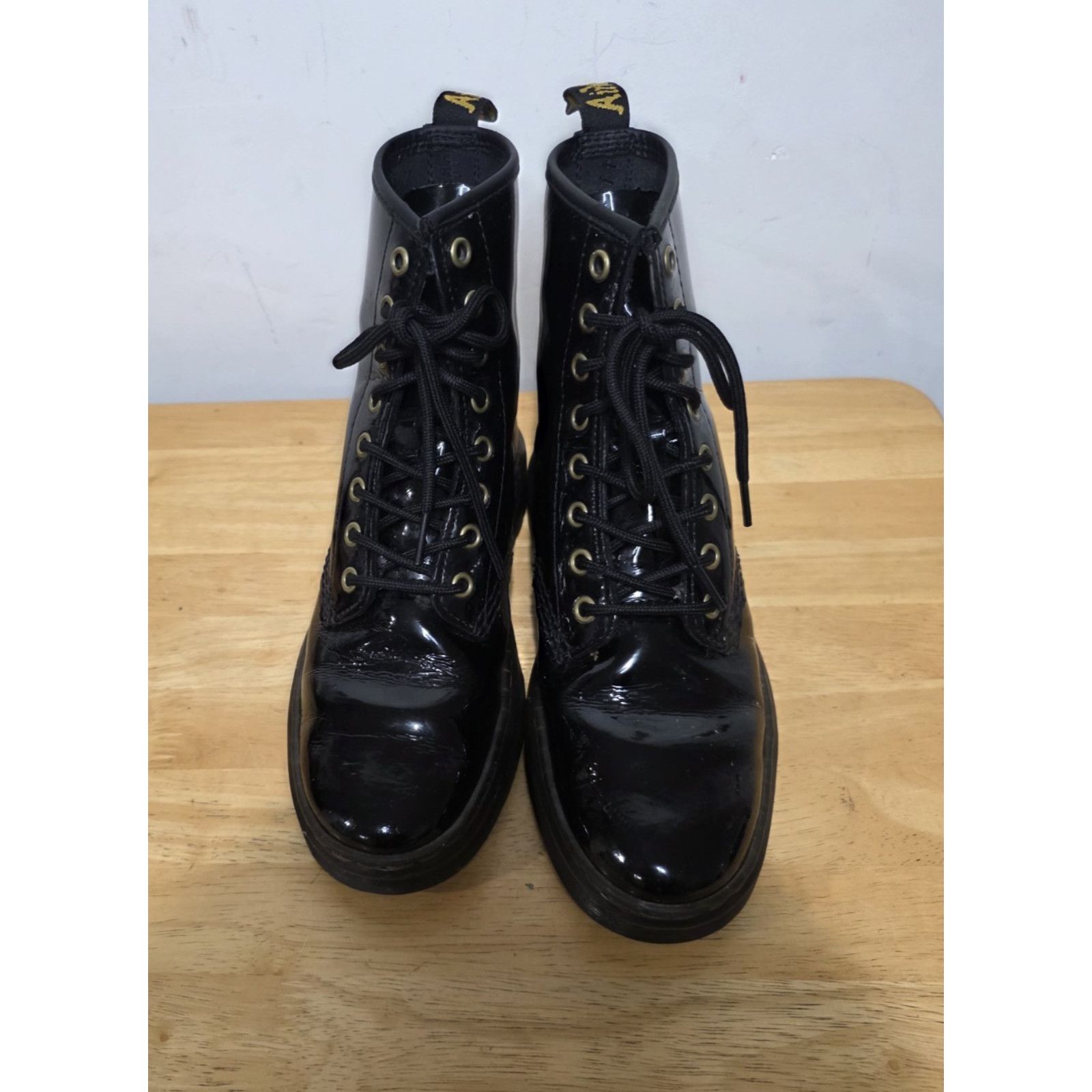 Dr. Martens Dr. Martens Zavala Womens Size 7 Mens 6 Black Leather Size US 5 / IT 35 - 3 Thumbnail