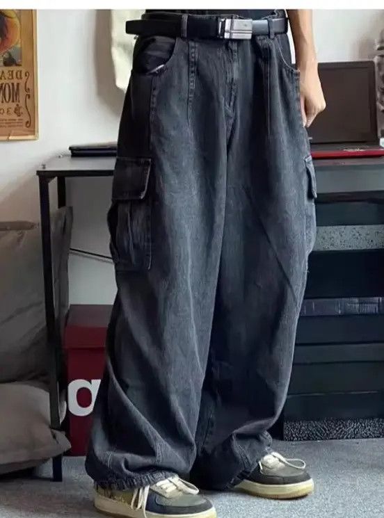 Japanese Brand Mayumi x naga Japstyle Street Baggy Jeans Size US 34 / EU 50 - 8 Thumbnail