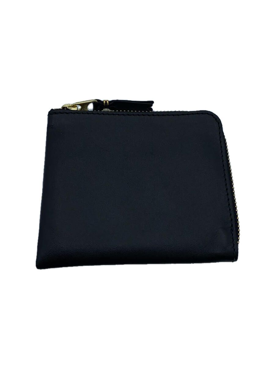 COMME des GARCONS Coin Case Leather Black Plain Men's