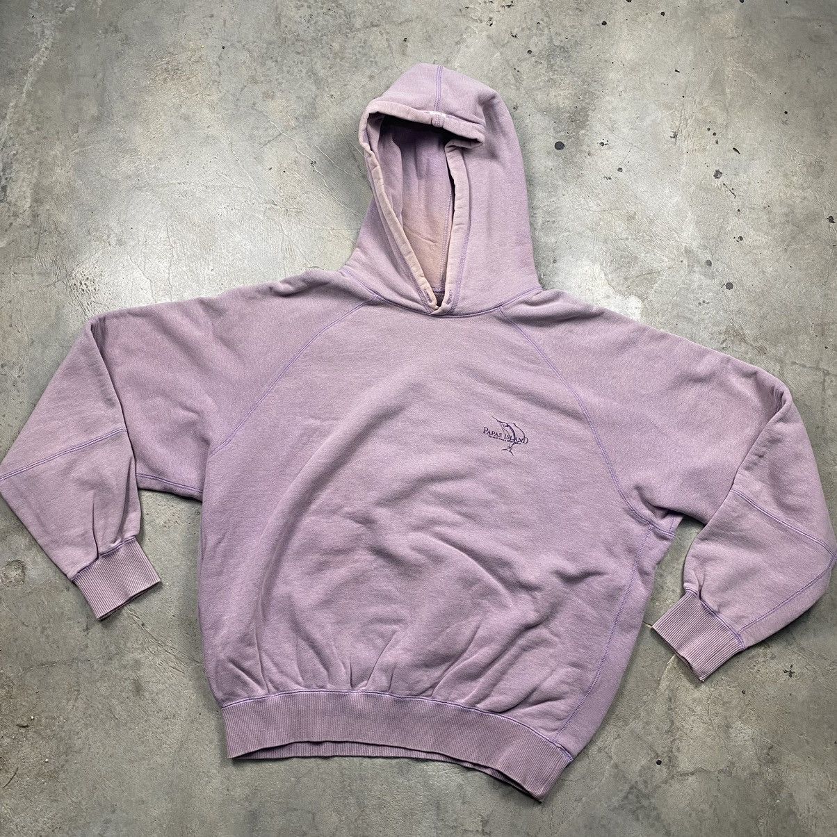 Vintage 90s Papas Island Surf Outdoor Baggy Pullover Size US XXL / EU 58 / 5 - 5 Thumbnail