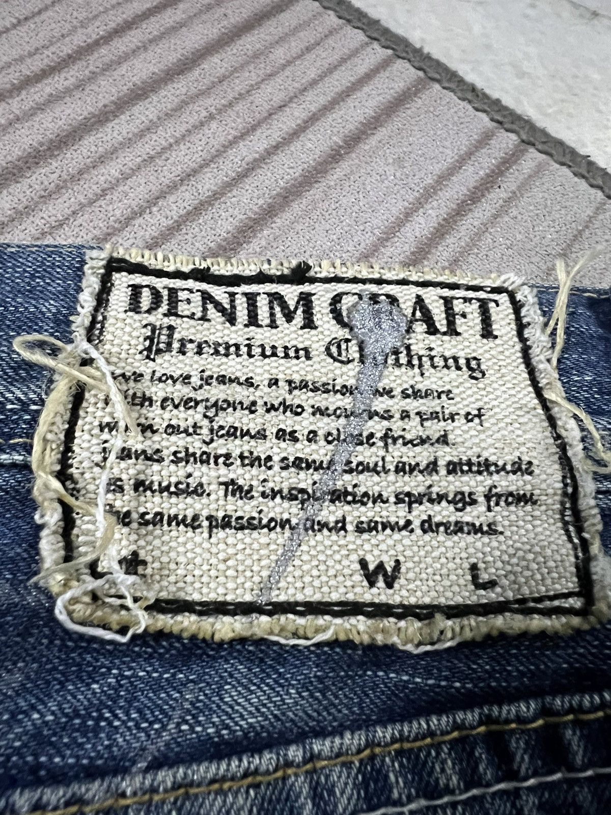 If Six Was Nine × Japanese Brand DENIM CRAFT DISTRESSED JEANS VERY RARE Size US 30 / EU 46 - 12 Thumbnail