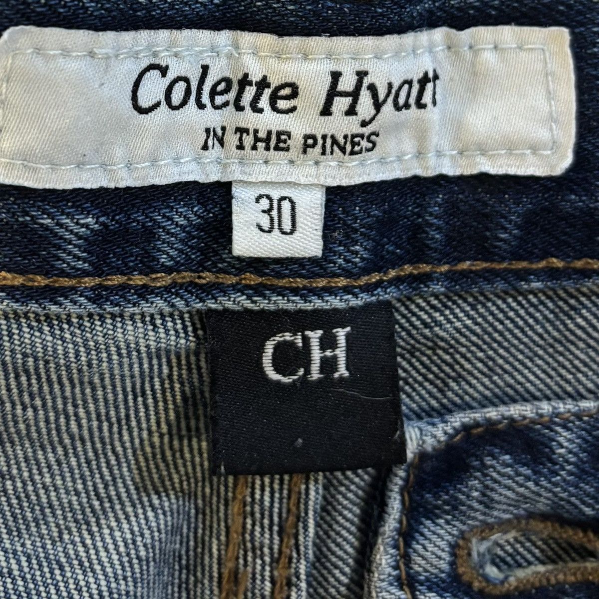 Colette Hyatt Colette Hyatt Original Collection Chainstiched Denim Jeans Size US 30 / EU 46 - 7 Thumbnail