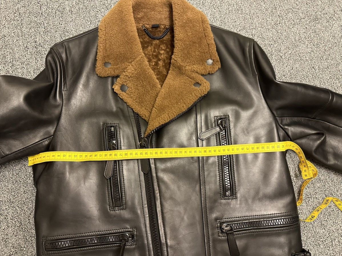 Burberry Prorsum Leather/Shearling Biker Jacket
