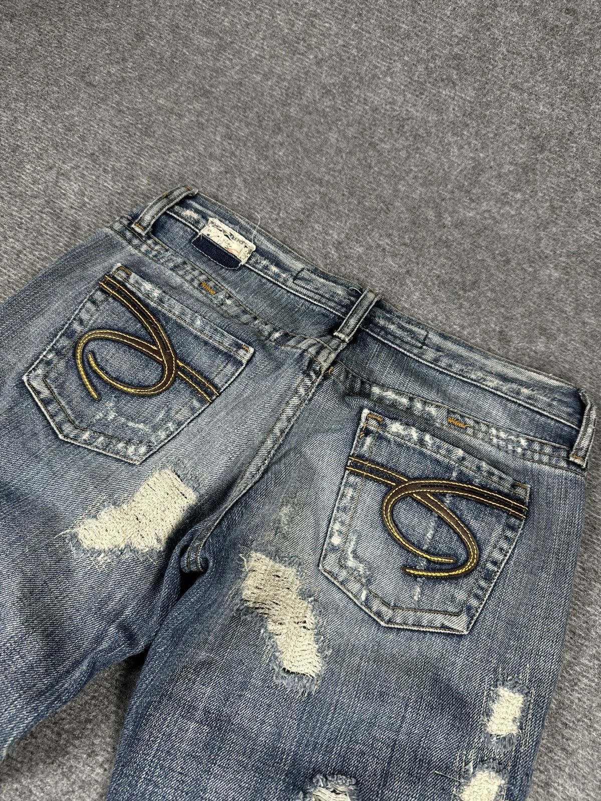 Other Distressed denim straight fit denim pants W28 L34 Size US 28 / EU 44 - 9 Thumbnail