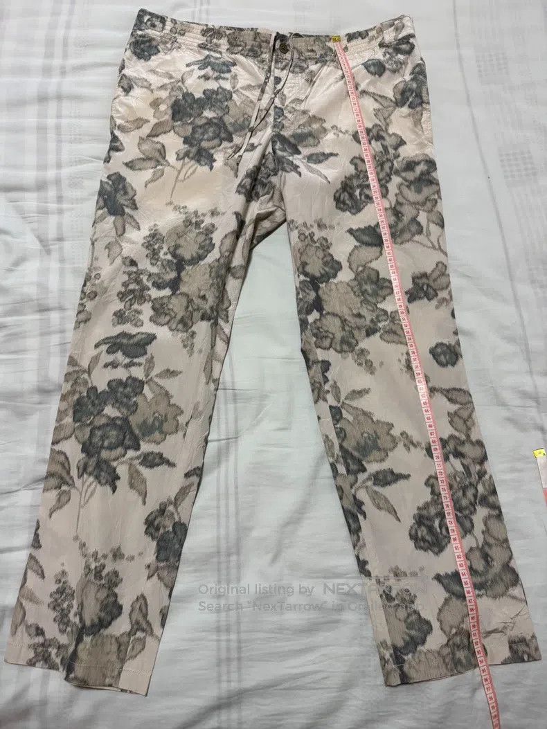 Hermes Hermes Silk and cotton blended casual pants Size 27" / US 4 / IT 40 - 4 Thumbnail