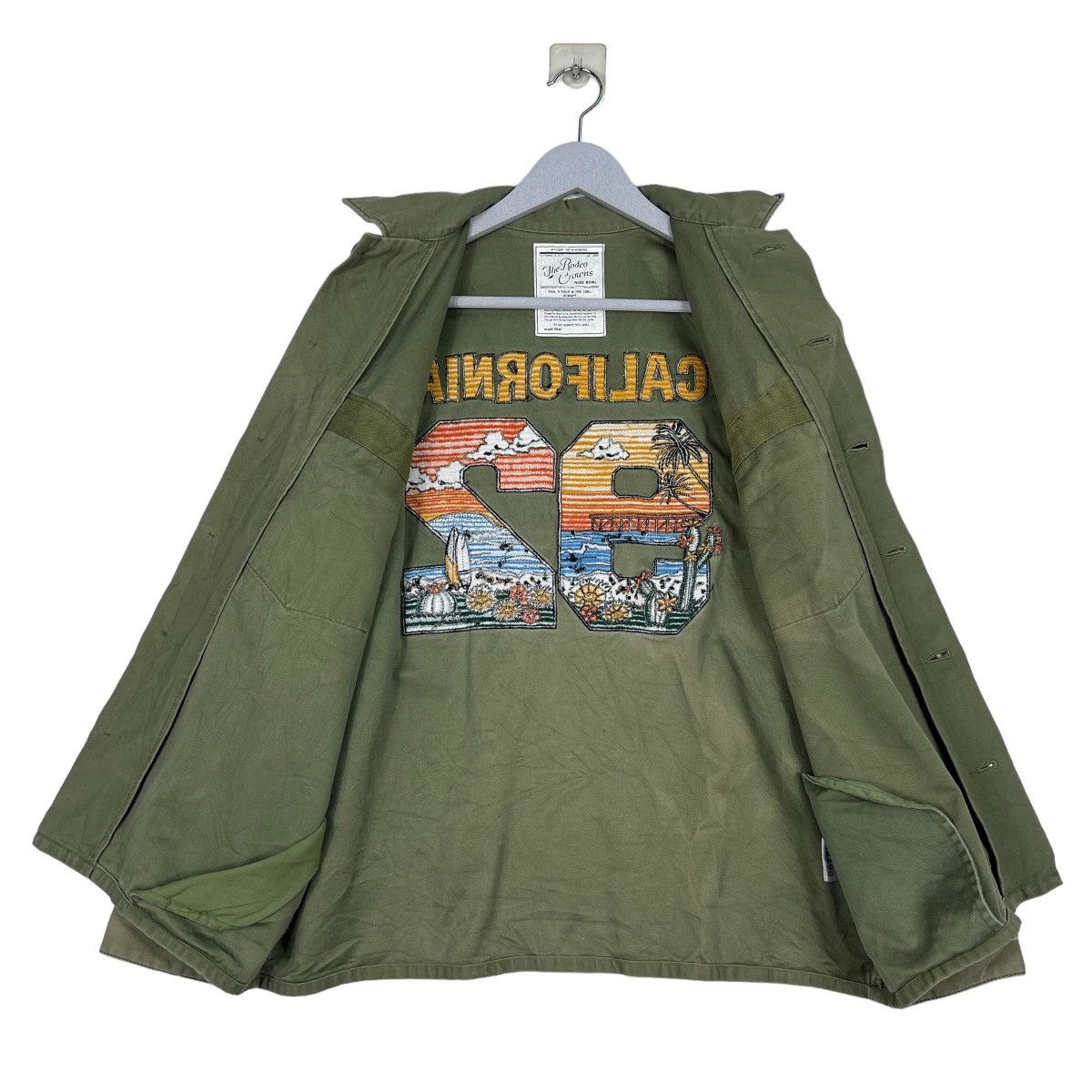 Japanese Brand 🔥 RODEO CROWNS MILITARY JACKET Size US M / EU 48-50 / 2 - 12 Thumbnail