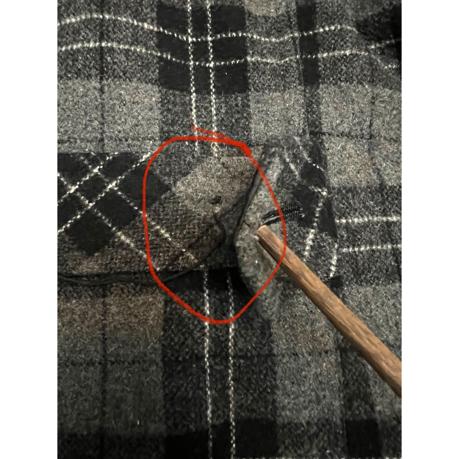 Other Giacca Women Plaid Wool Blend Peacoat Jacket Large Gray Coat Size L / US 10 / IT 46 - 13 Thumbnail