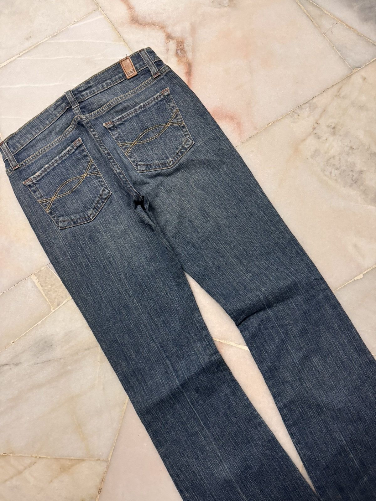 Japanese Brand VINTAGE 1990s BELL BOTTOM BOOTCUT ABERCROMBIE WHISKERS Size US 27 - 13 Thumbnail
