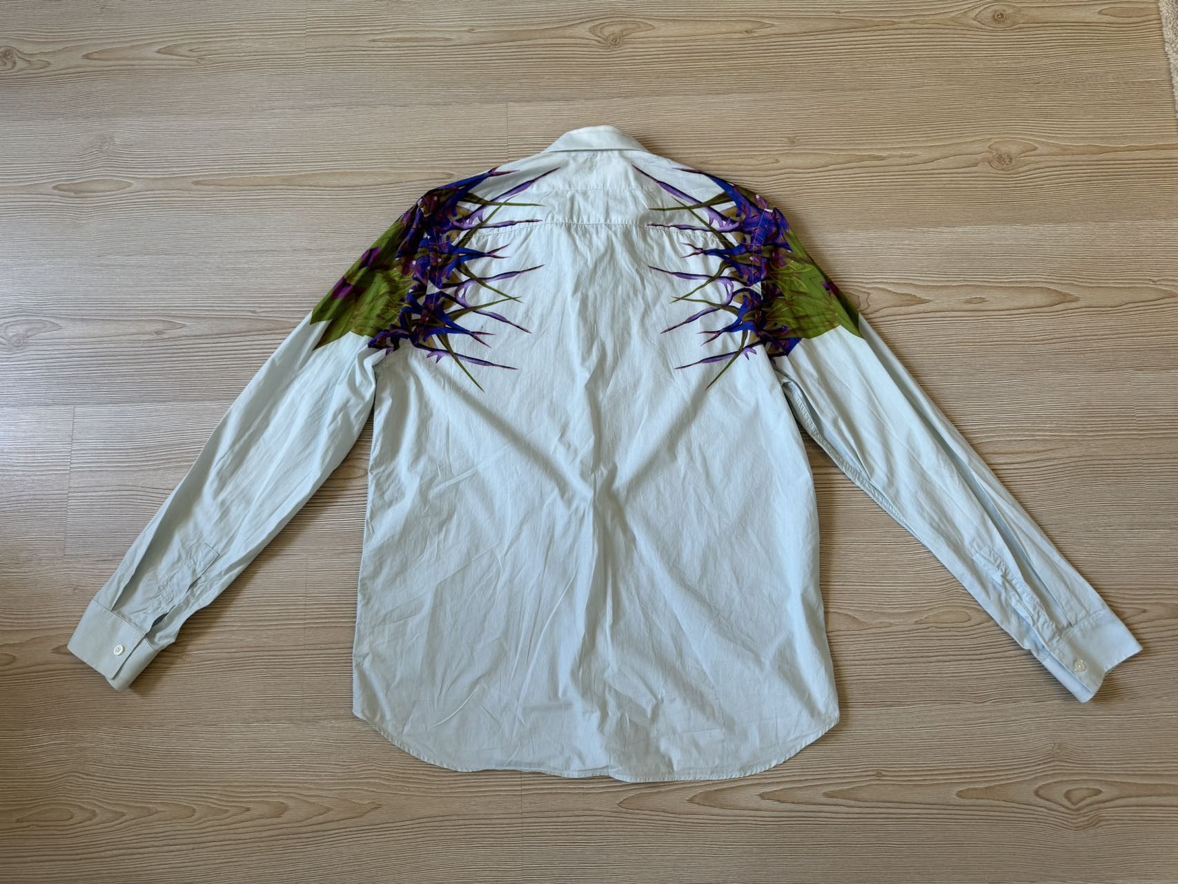 Givenchy S/S 2012 Givenchy Birds of Paradise Button-up Shirt Size US L / EU 52-54 / 3 - 2 Thumbnail