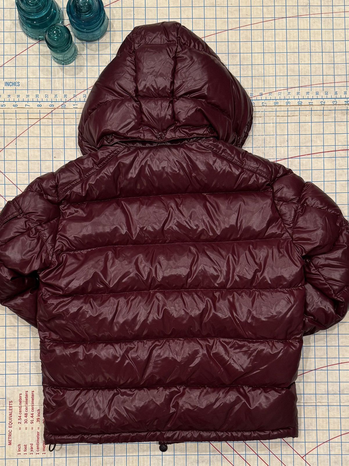 Moncler Moncler Maya Giubbotto Jacket Dark Red Size 2 Fits Medium Size US M / EU 48-50 / 2 - 21 Thumbnail