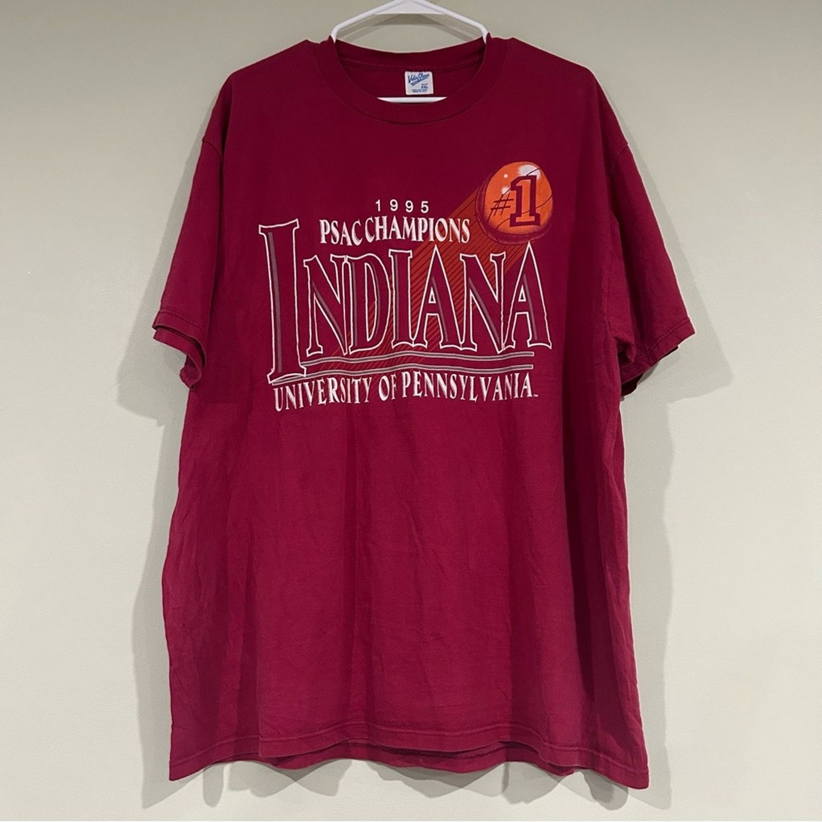 Velva Sheen 1995 Indiana University of Pennsylvania Basketball Shirt Size US XXL / EU 58 / 5 - 1 Thumbnail