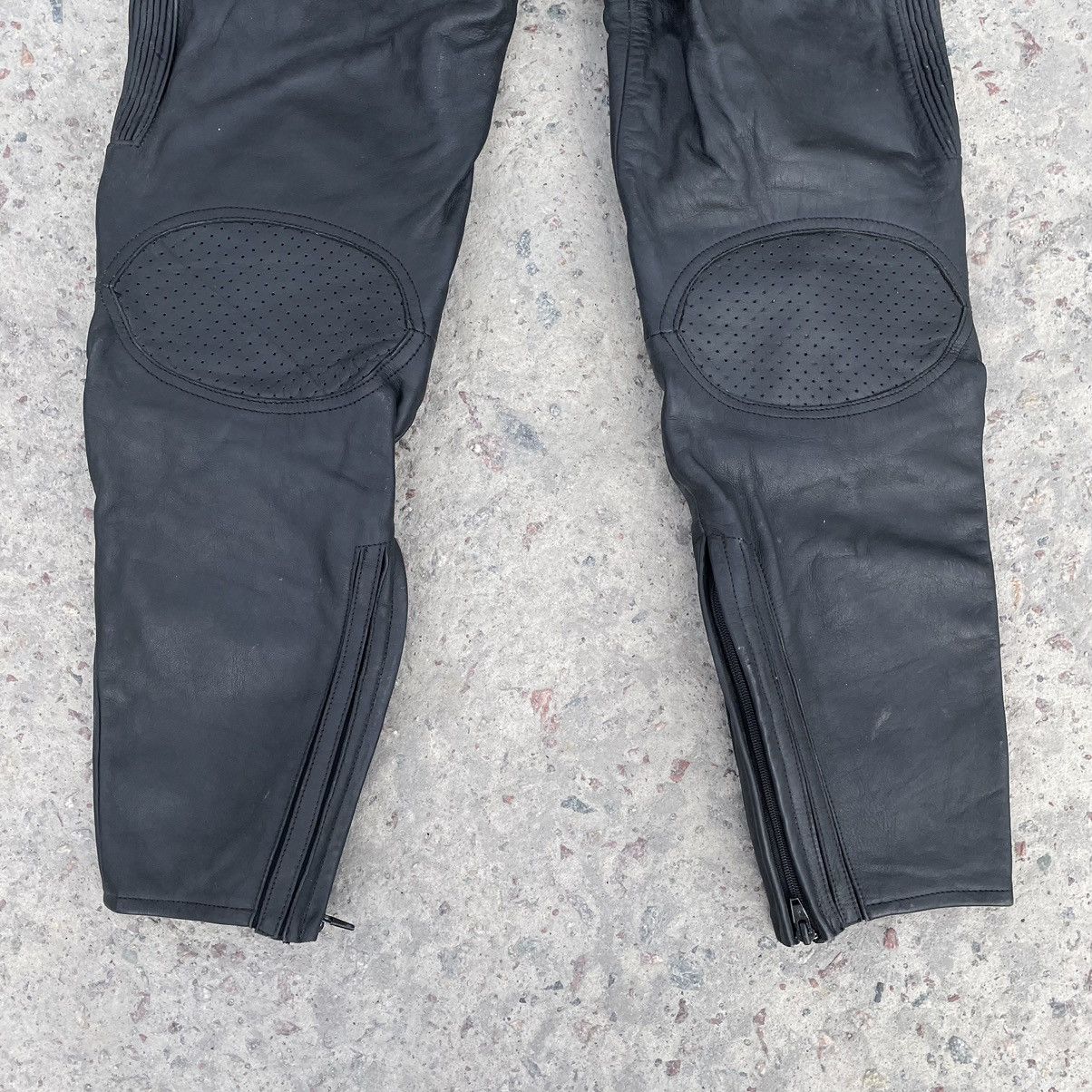 Vintage Vintage Moto Leather Pants 29-30 Size Y2K 90s USA Hype Size US 29 - 6 Thumbnail