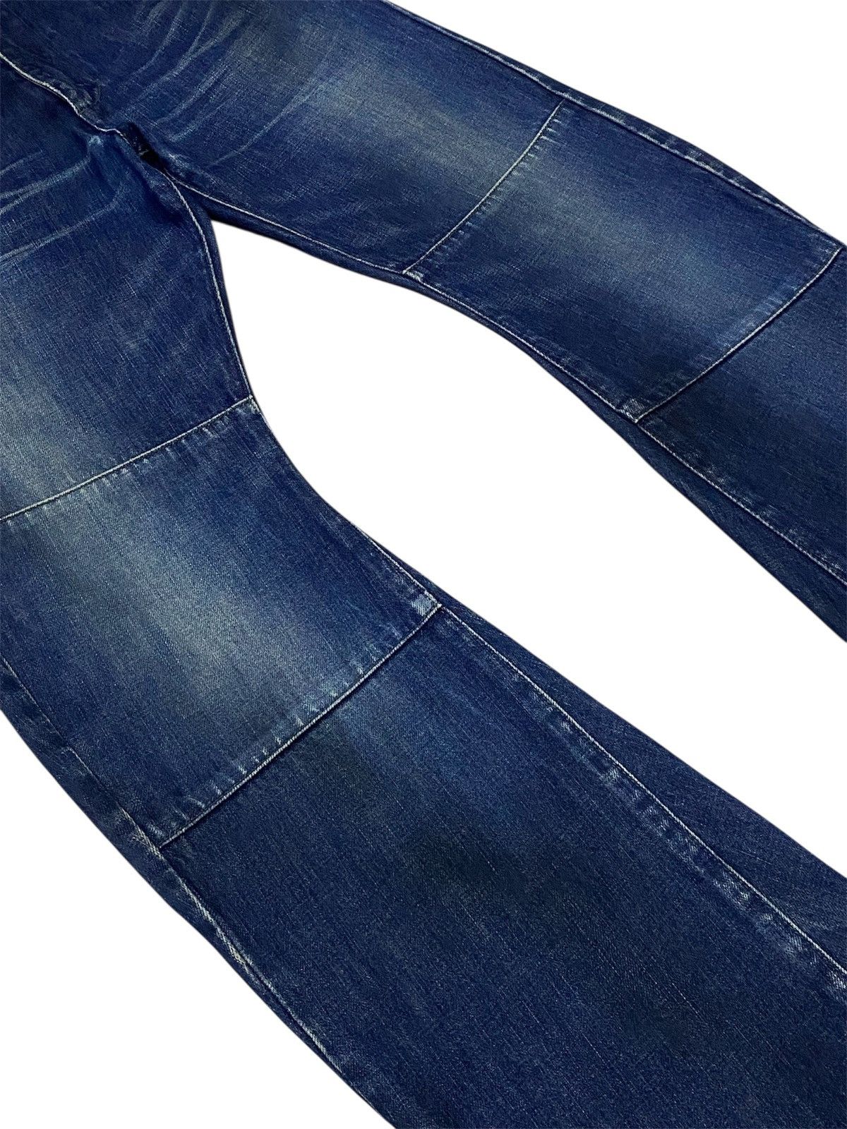 junhashimoto 💃Junhashimoto Curved Leg Flare Denim Jeans Size US 30 / EU 46 - 5 Thumbnail