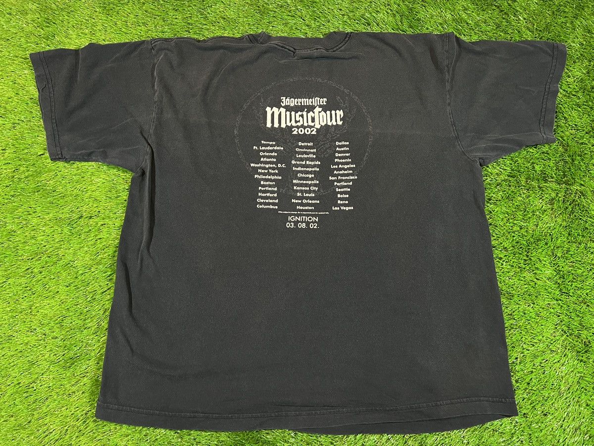 Band Tees Vintage Jagermeister Musictour Shirt 2002 Jager Music Tour Size US XL / EU 56 / 4 - 5 Thumbnail