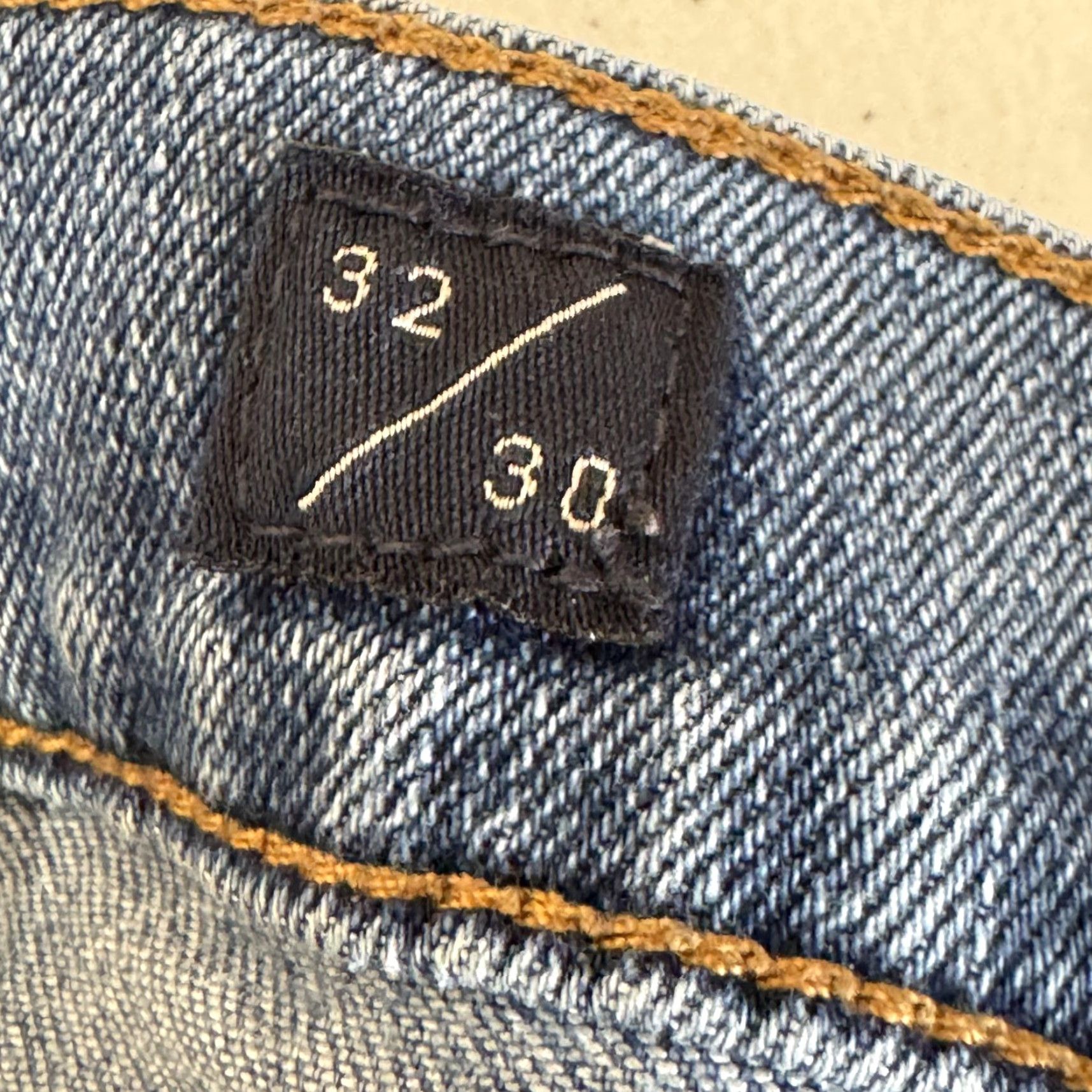 Lucky Brand Lucky Brand 410 Athletic Slim Jeans Mens 32x29 Blue Stretch Denim Medium Wash Slim 5-Pocket X Zip Mens Jeans Blue Size US 32 / EU 48 - 6 Thumbnail