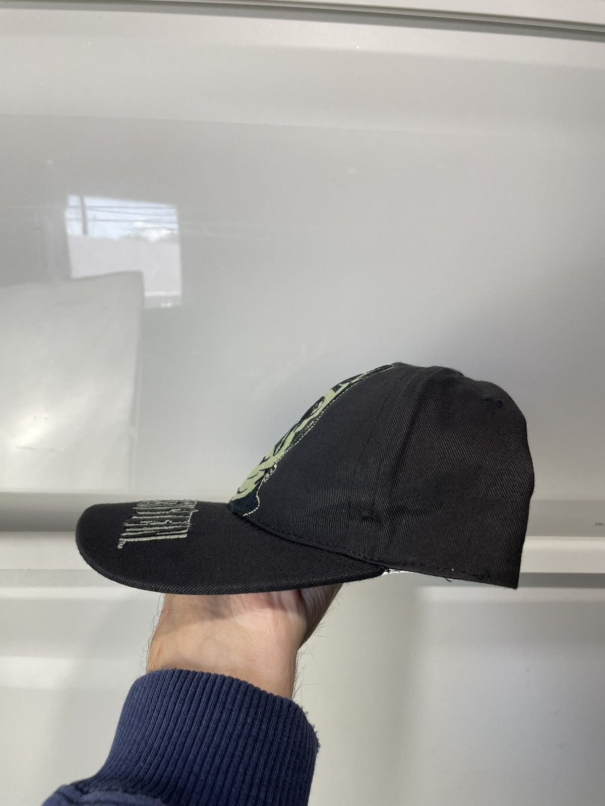 Universal Studios Vintage Frankenstein Hat Adjustable Black 90s Universal Size ONE SIZE - 3 Thumbnail