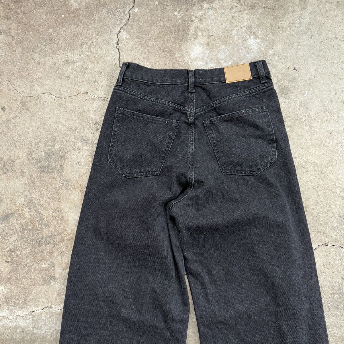 Weekday Weekday Astro Baggy Open Knee Jeans Opium Size 25" / US 0 / IT 36 - 7 Thumbnail