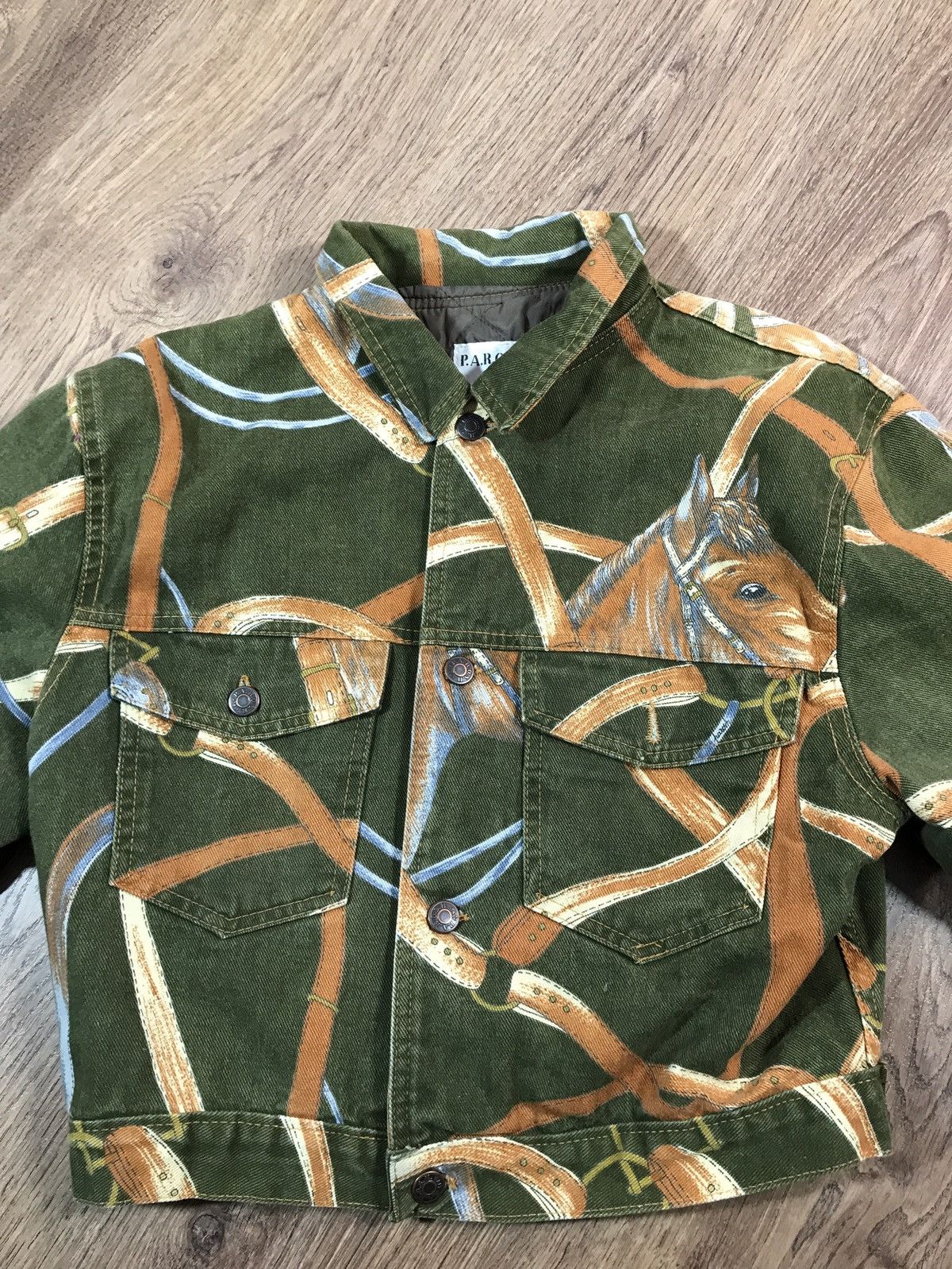 Vintage P.A.R.O.S.H. Vintage Rare Denim Jacket Made In Italy Size L / US 10 / IT 46 - 3 Thumbnail