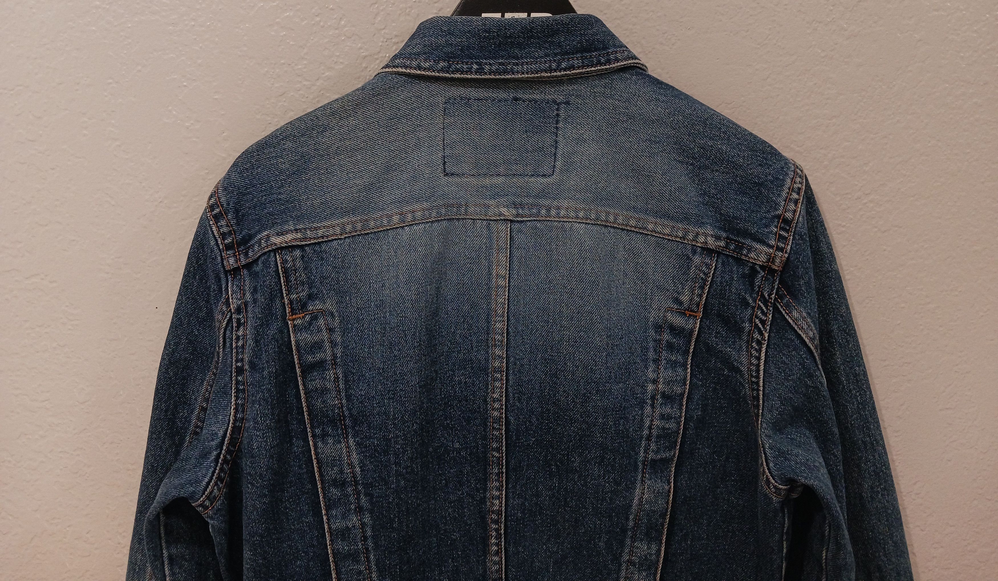 Guess Guess Vintage 2000s Button Front Denim Trucker Jean Jacket Size L / US 10 / IT 46 - 9 Thumbnail