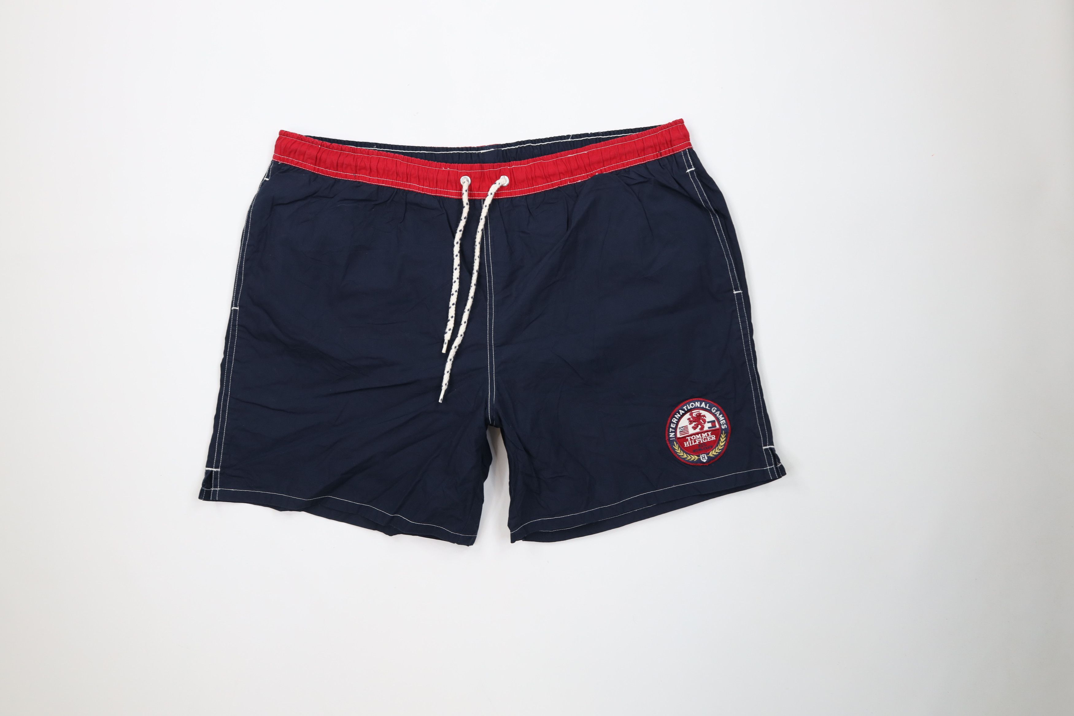 Tommy Hilfiger Vintage 90s Tommy Hilfiger Flag International Games Shorts Size US 32 / EU 48 - 1 Thumbnail