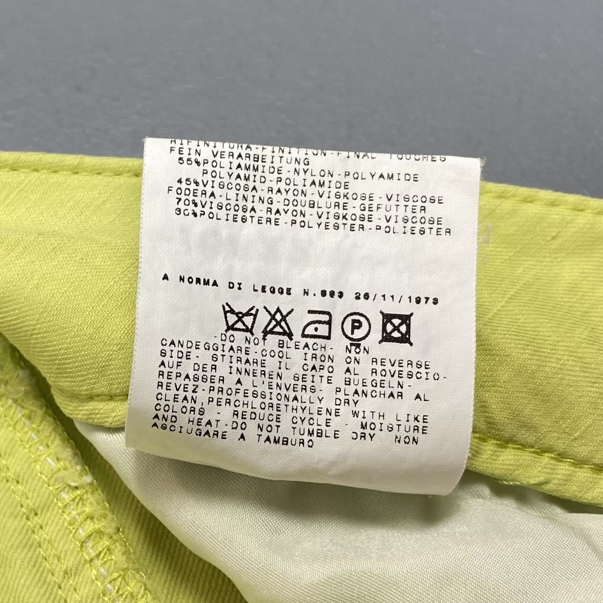 Versace Jeans Couture Versace Jeans Couture Trousers Jeans Women Size 31*45 Yellow Size 31" - 6 Thumbnail