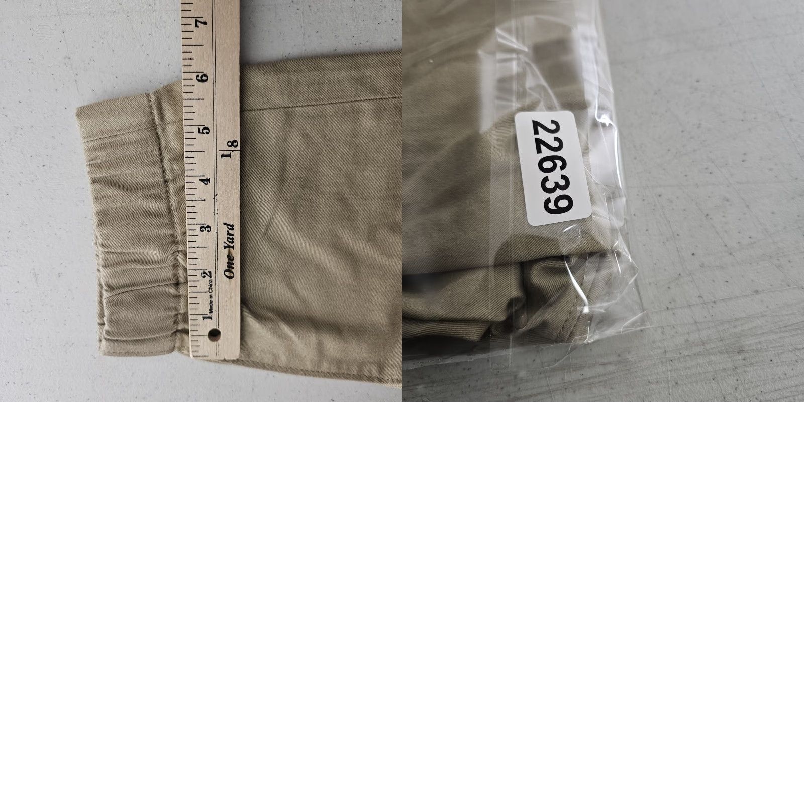 Levi's Levi's Pants Mens 32x31 Khaki Stretch Chino Elastic Cuffs Flat Front Pockets Casual Vintage No 32x34 Waist 32 Inseam 31 Mens Size US 32 / EU 48 - 9 Thumbnail
