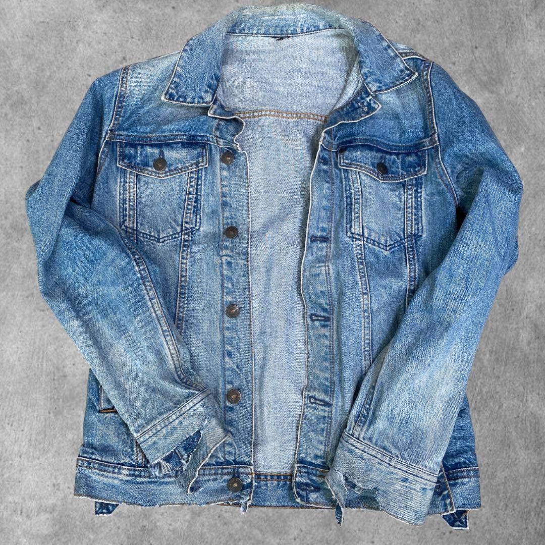 Designer Vintage Denim Jacket Size M / US 6-8 / IT 42-44 - 3 Thumbnail