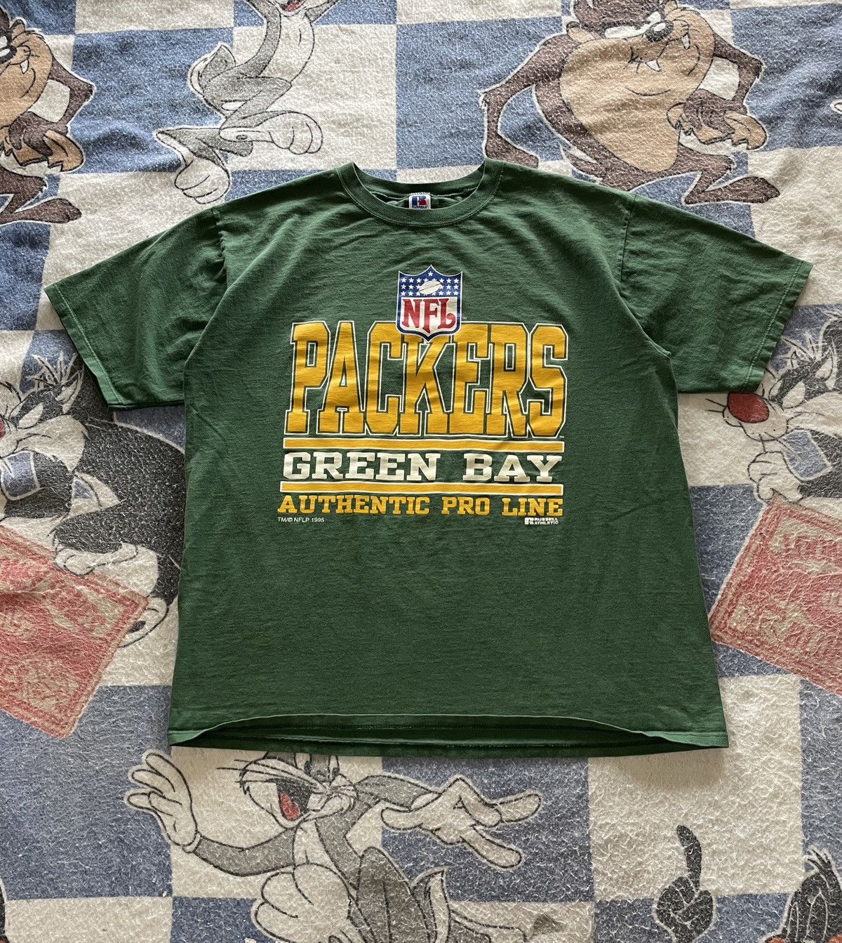 NFL Vintage Green Bay packers tee Size US XL / EU 56 / 4 - 1 Thumbnail