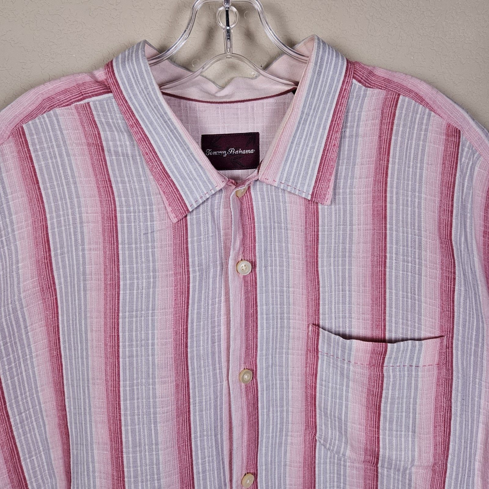 Tommy Bahama Tommy Bahama Linen Summer Shirt Size US XL / EU 56 / 4 - 1 Thumbnail