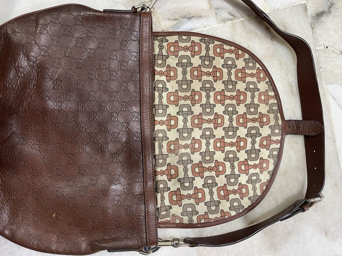 Gucci Vintage Gucci Monogram Leather Shoulder Bag Size ONE SIZE - 4 Thumbnail