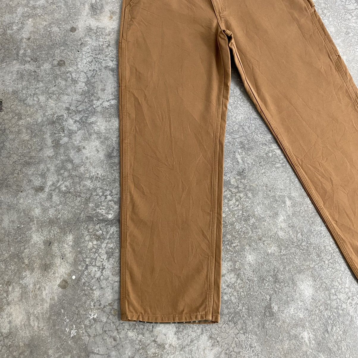 Carhartt Vintage Carhartt Blanket Lined Tan Carpenter Work Pants Size US 36 / EU 52 - 6 Thumbnail