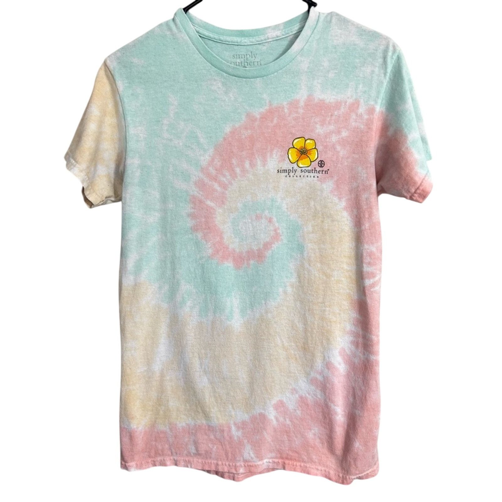 Other Simply Southern 'Cheer Up Buttercup' Retriever Tye Dye Shirt Size S / US 4 / IT 40 - 2 Thumbnail