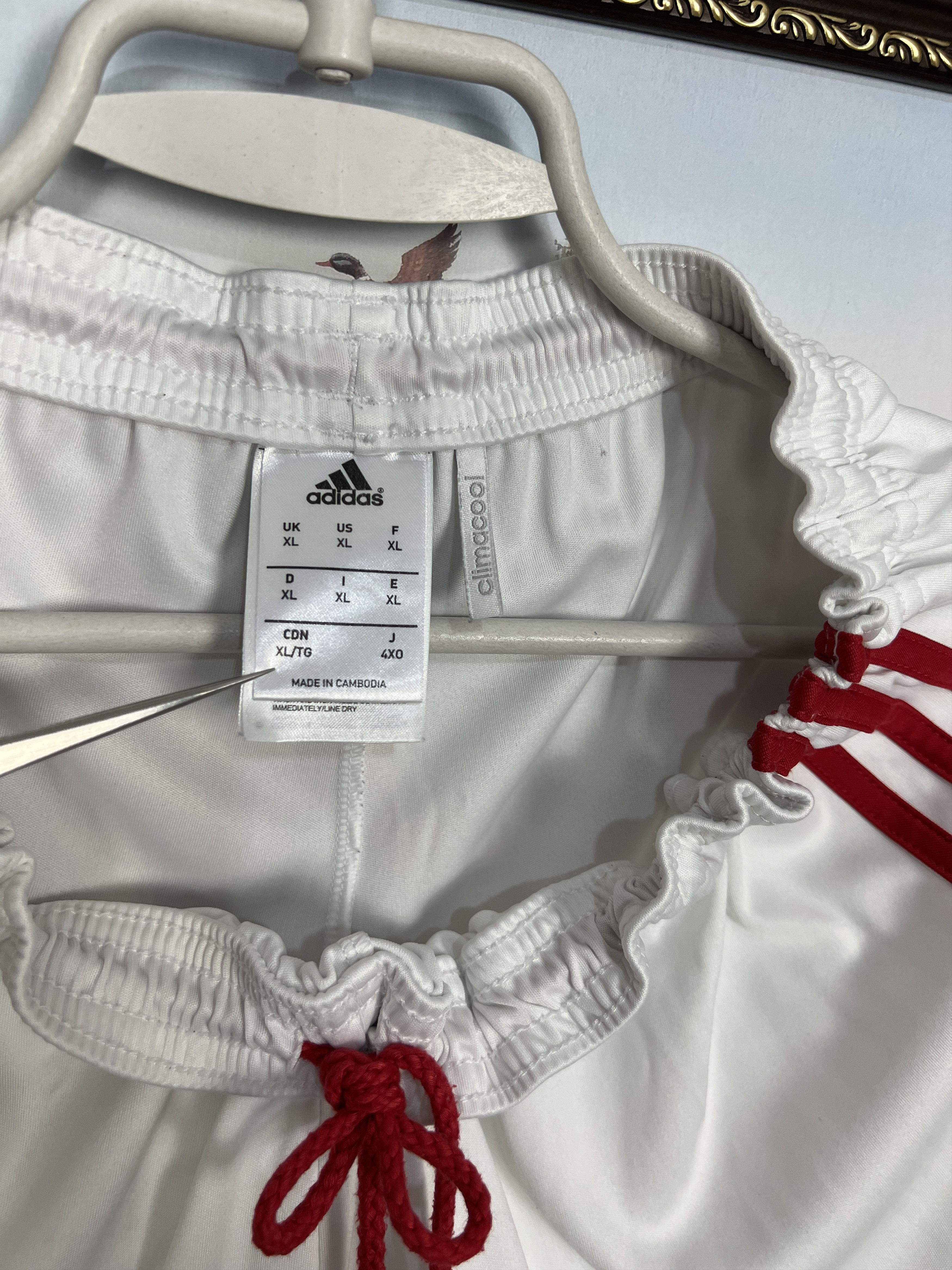 Adidas Vintage Manchester United Football Shorts Soccer Athletic Size US 36 / EU 52 - 7 Thumbnail